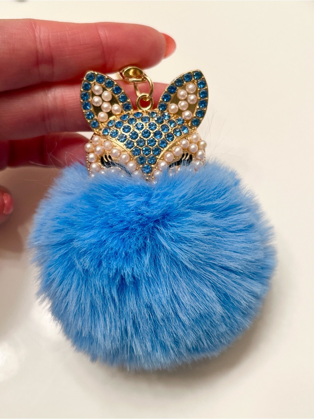 Fox Pom Pom Bag Charm NWT - Pick 1 - Your Choice of Colors - Picture 4 of 5